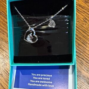 Silver Heart Pendant Necklace